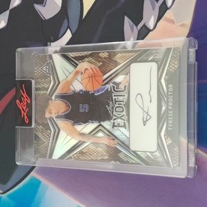 Tyrese Proctor Leaf Exotic signature #7/10